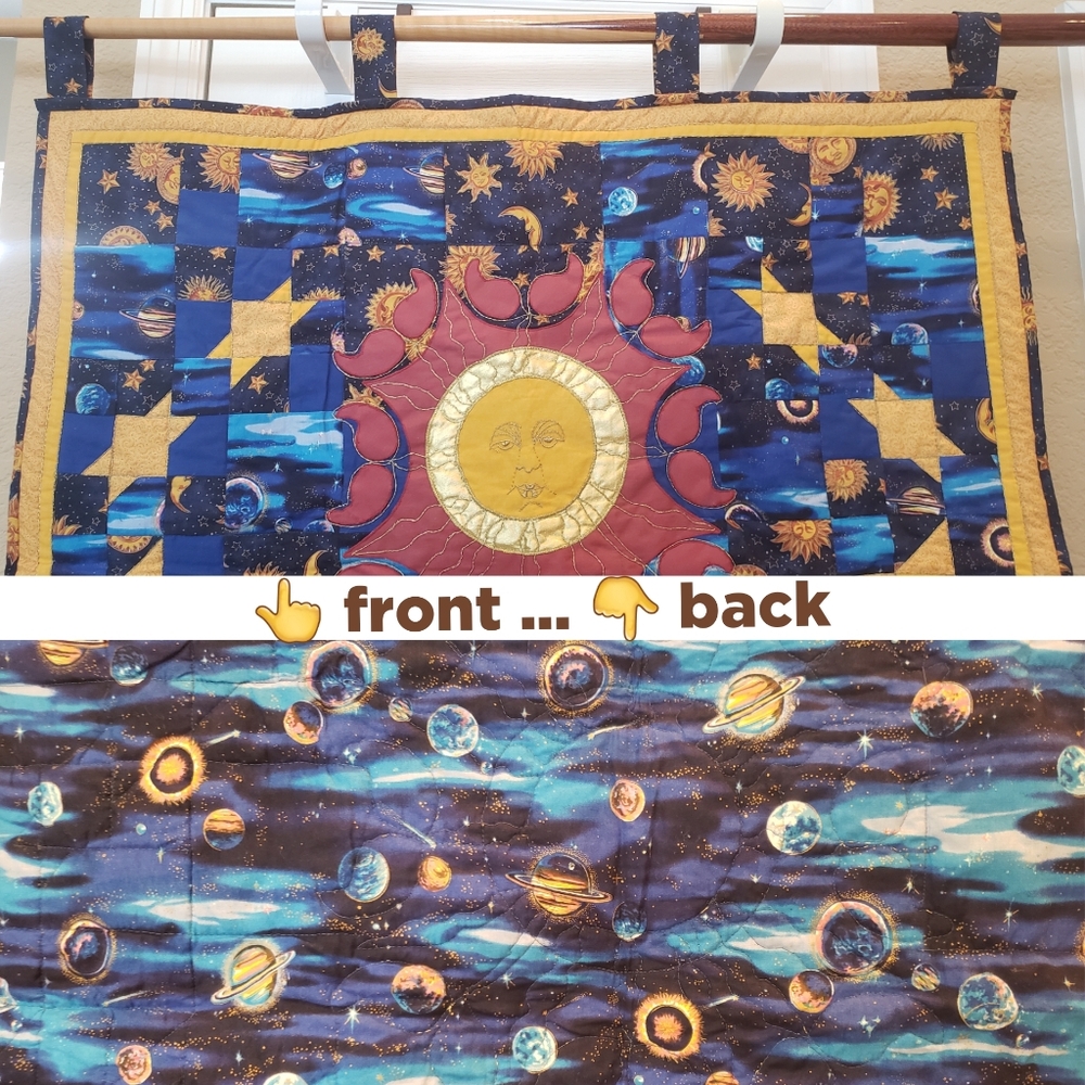 *🌞SALE🌜*  Custom wall hanging with sun, moon, stars, planets! - Picture 10 of 10
